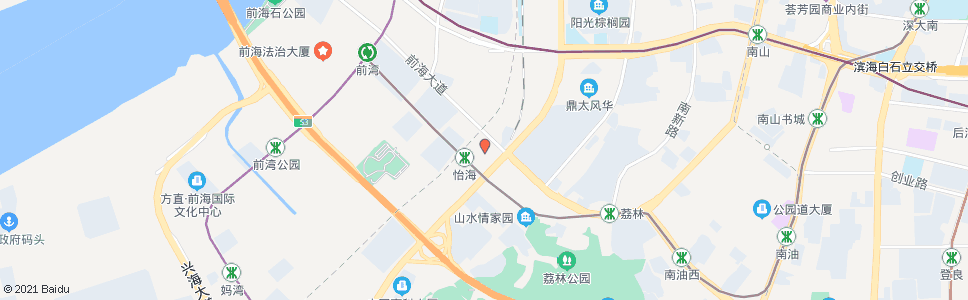 深圳前海展示厅_公交站地图_深圳公交_妙搜公交查询2024