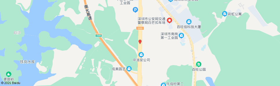 深圳谷峰石材厂_公交站地图_深圳公交_妙搜公交查询2025