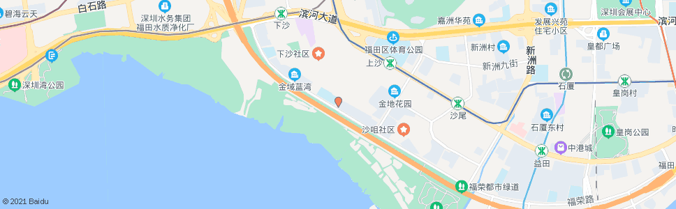 深圳上沙村2_公交站地图_深圳公交_妙搜公交查询2025