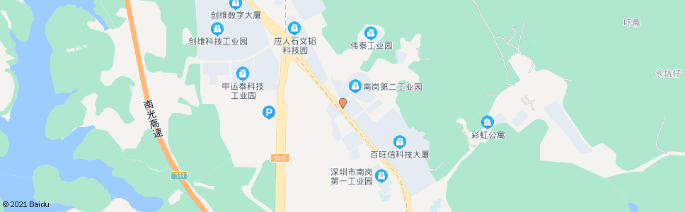 深圳石岩阳光工业区_公交站地图_深圳公交_妙搜公交查询2024