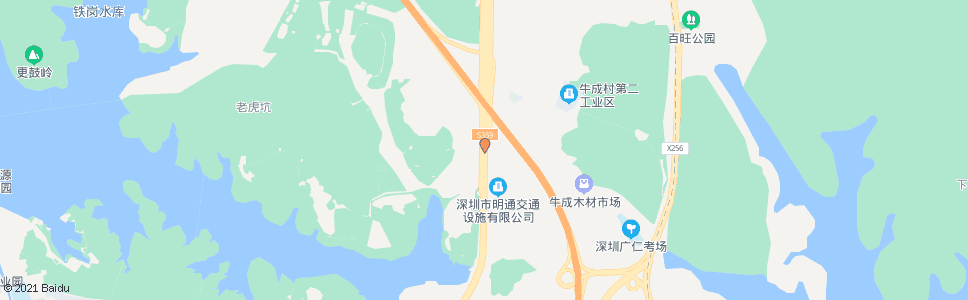 深圳牛城村_公交站地图_深圳公交_妙搜公交查询2024