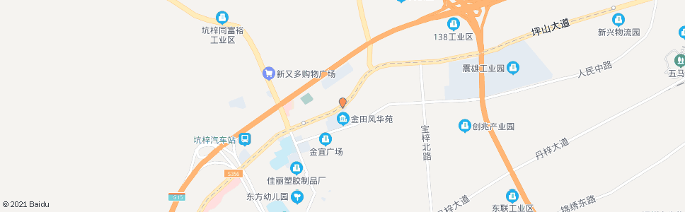 深圳坑梓市场(深圳)_公交站地图_深圳公交_妙搜公交查询2025