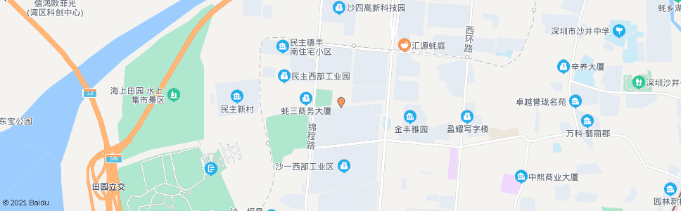 深圳安托山高科技园_公交站地图_深圳公交_妙搜公交查询2024