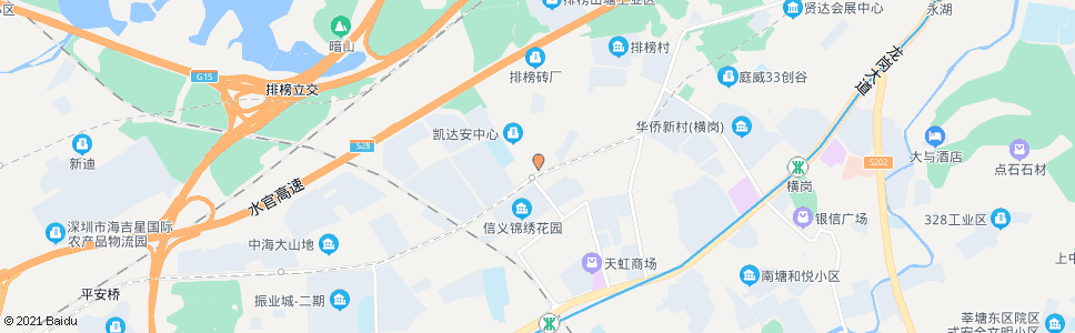 深圳横岗新城汇_公交站地图_深圳公交_妙搜公交查询2025