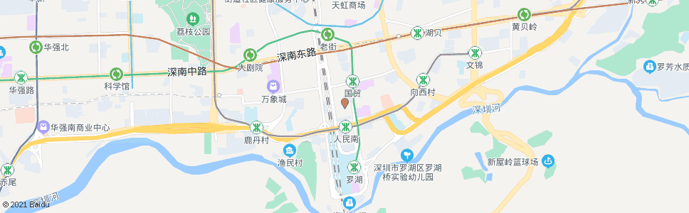 深圳罗湖小学_公交站地图_深圳公交_妙搜公交查询2024