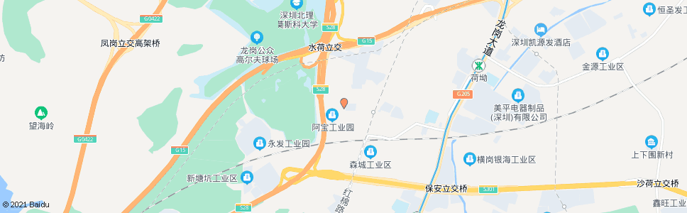 深圳坳背村_公交站地图_深圳公交_妙搜公交查询2025