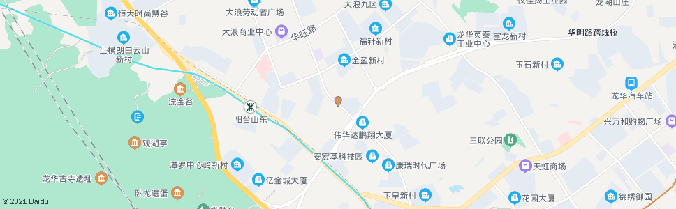 深圳三合华侨新村_公交站地图_深圳公交_妙搜公交查询2024