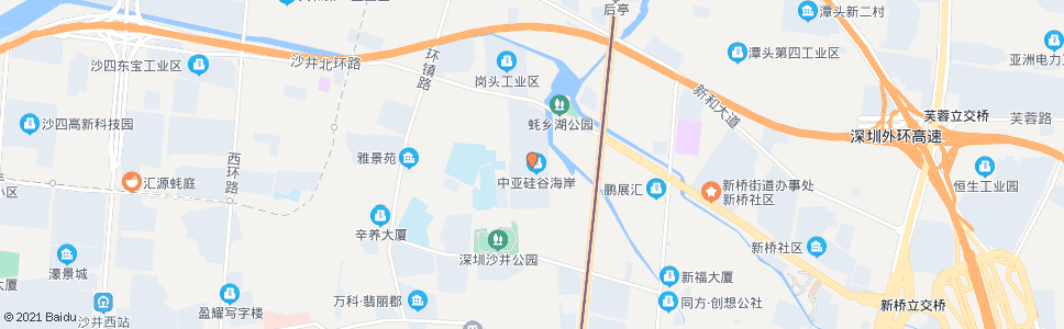 深圳沙井中学路口_公交站地图_深圳公交_妙搜公交查询2025