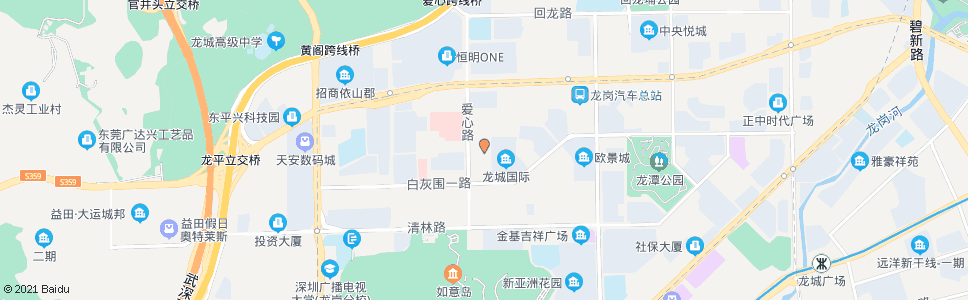 深圳龙岗实验学校_公交站地图_深圳公交_妙搜公交查询2024