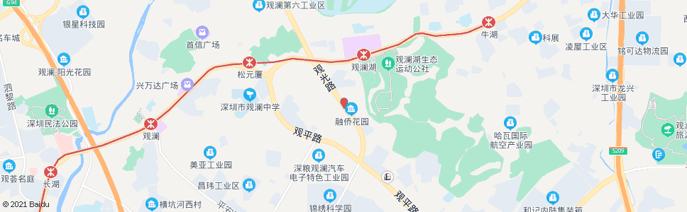 深圳中心新村_公交站地图_深圳公交_妙搜公交查询2024