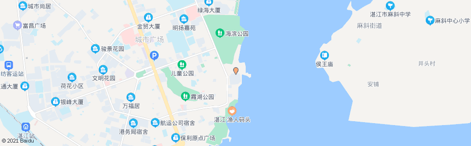 湛江青岛路_公交站地图_湛江公交_妙搜公交查询2024