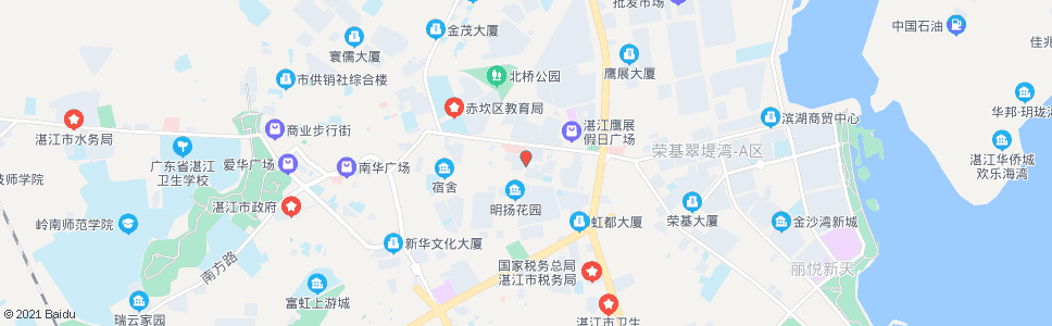 湛江百园路_公交站地图_湛江公交_妙搜公交查询2024