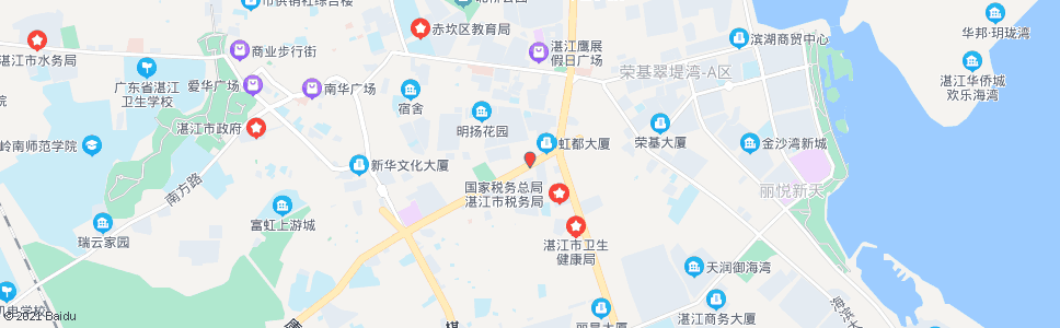 湛江康顺大厦_公交站地图_湛江公交_妙搜公交查询2025