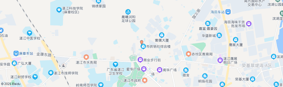 湛江劳动路北_公交站地图_湛江公交_妙搜公交查询2025