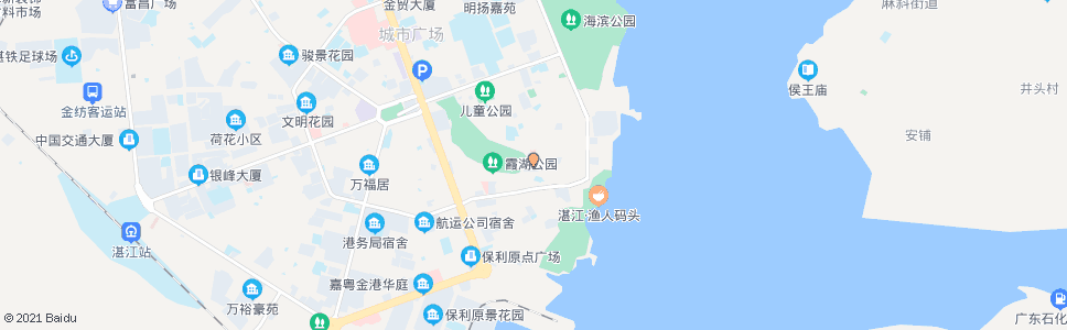 湛江东风市场_公交站地图_湛江公交_妙搜公交查询2024