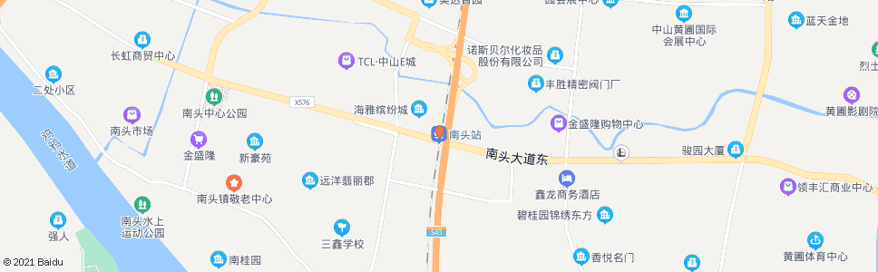 中山沥溪南_公交站地图_中山公交_妙搜公交查询2024