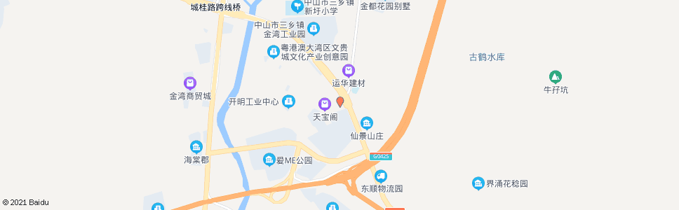 中山华财古玩城_公交站地图_中山公交_妙搜公交查询2024