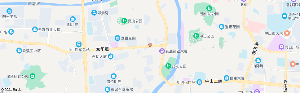 中山烟洲牌坊B1_公交站地图_中山公交_妙搜公交查询2024