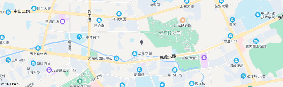 中山新村市场_公交站地图_中山公交_妙搜公交查询2024