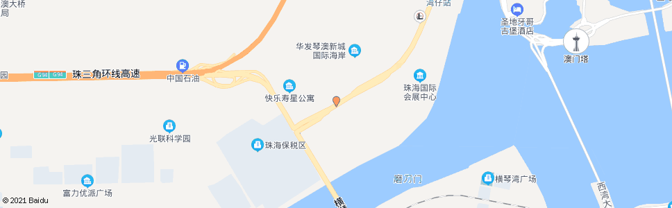 珠海南湾南路南_公交站地图_珠海公交_妙搜公交查询2024