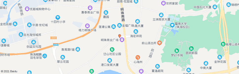 珠海莲塘路_公交站地图_珠海公交_妙搜公交查询2024