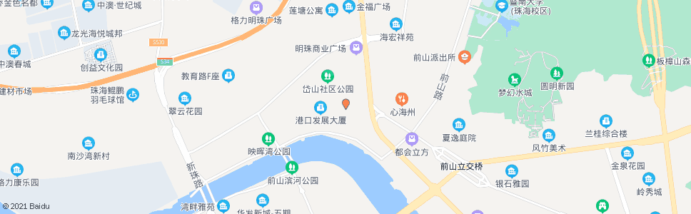 珠海荣岱市场_公交站地图_珠海公交_妙搜公交查询2025