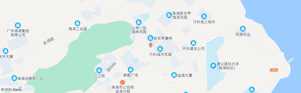 珠海金海岸市场东_公交站地图_珠海公交_妙搜公交查询2025