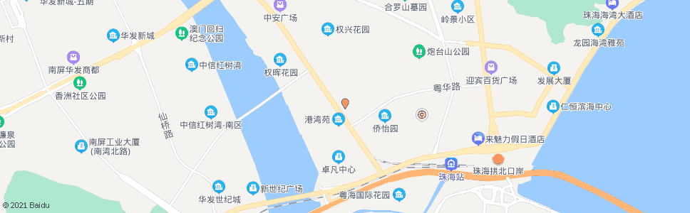 珠海侨光小学_公交站地图_珠海公交_妙搜公交查询2024