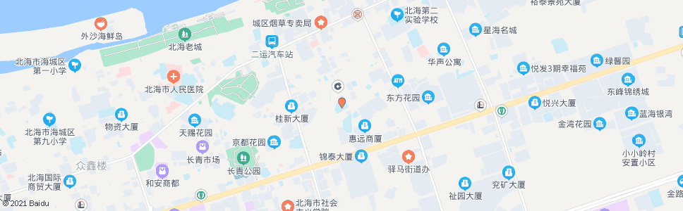 北海实验小学_公交站地图_北海公交_妙搜公交查询2024