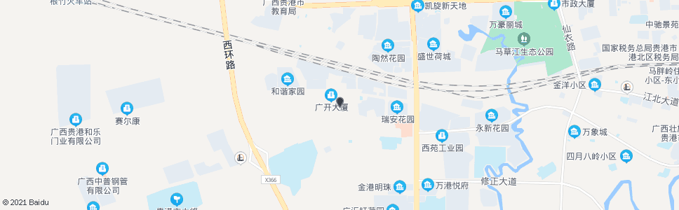 贵港西江农场东区_公交站地图_贵港公交_妙搜公交查询2024