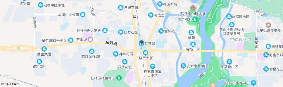 桂林穿岩路口_公交站地图_桂林公交_妙搜公交查询2025