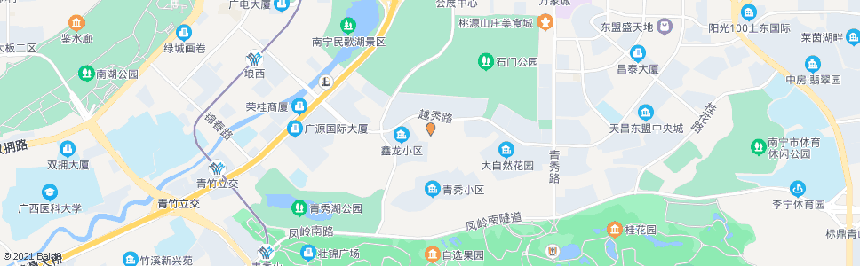 南宁越秀路小学_公交站地图_南宁公交_妙搜公交查询2025