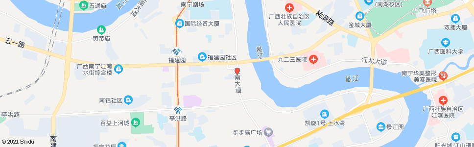 南宁江南福建路口_公交站地图_南宁公交_妙搜公交查询2025