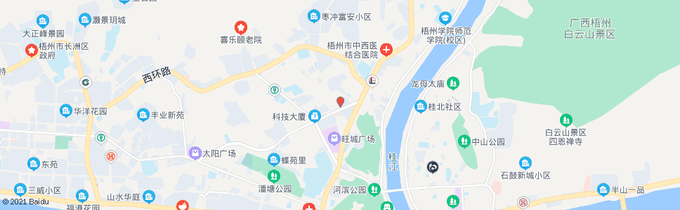 梧州怡景市场_公交站地图_梧州公交_妙搜公交查询2025