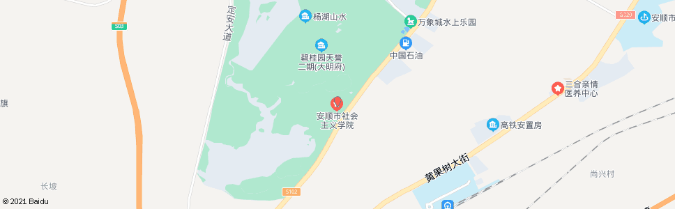 安顺市委党校_公交站地图_安顺公交_妙搜公交查询2024