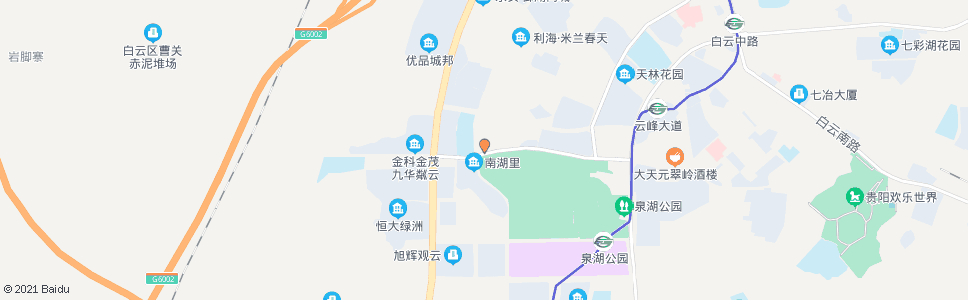 贵阳南湖路_公交站地图_贵阳公交_妙搜公交查询2025