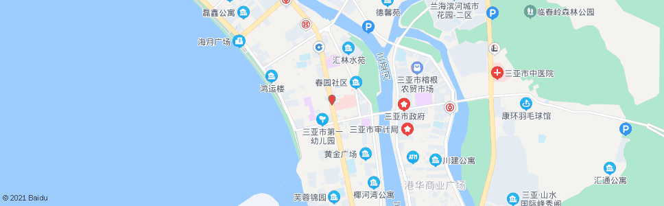 三亚市人民医院_公交站地图_三亚公交_妙搜公交查询2024