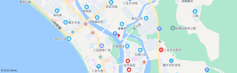 三亚月川老干区_公交站地图_三亚公交_妙搜公交查询2024