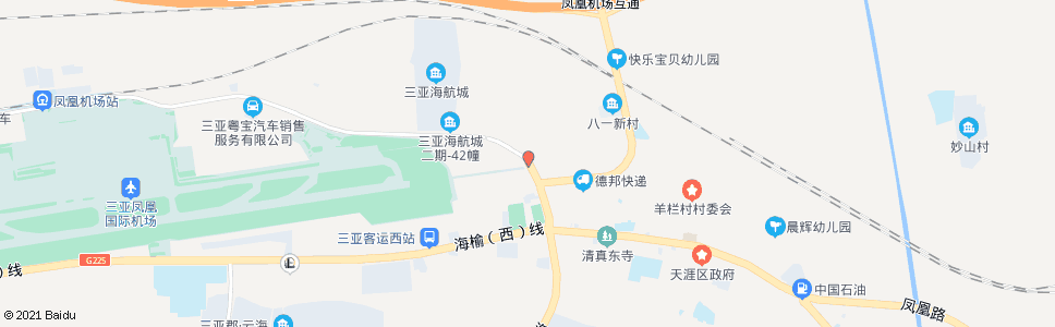 三亚新开田村_公交站地图_三亚公交_妙搜公交查询2025