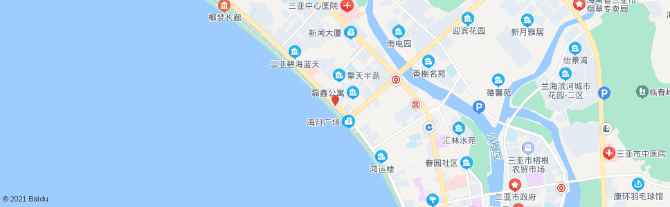 三亚滨海路_公交站地图_三亚公交_妙搜公交查询2025