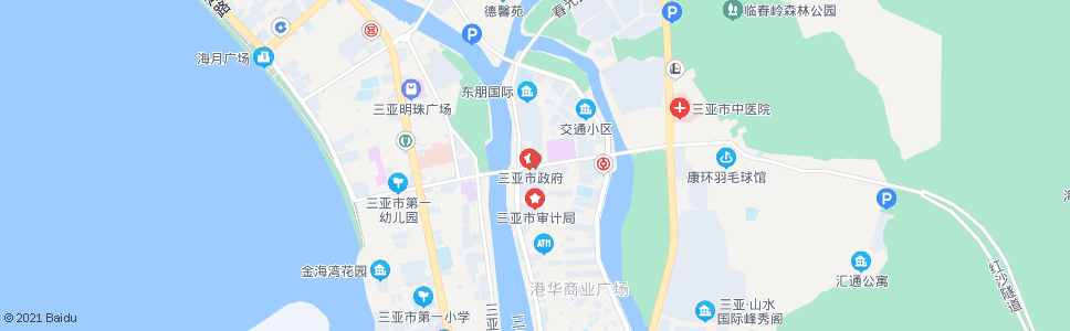 三亚蓝海银滩度假村_公交站地图_三亚公交_妙搜公交查询2024