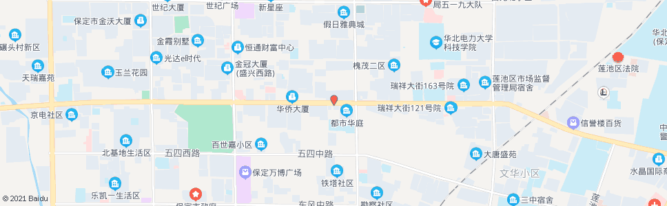 保定七一路阳光大街路口_公交站地图_保定公交_妙搜公交查询2025