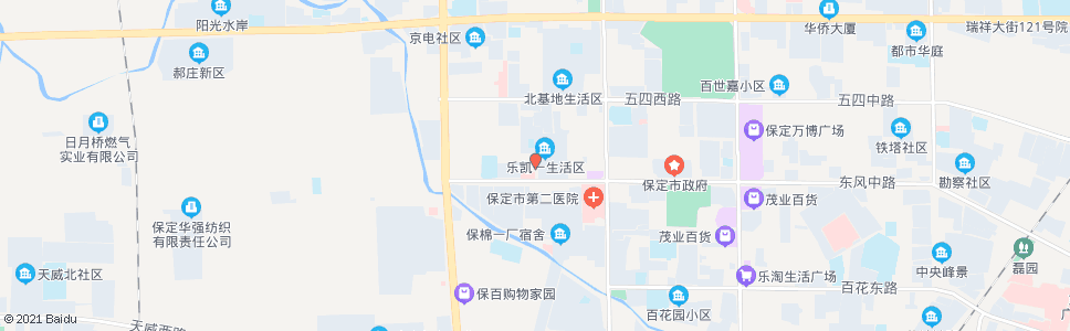 保定胶片厂_公交站地图_保定公交_妙搜公交查询2025