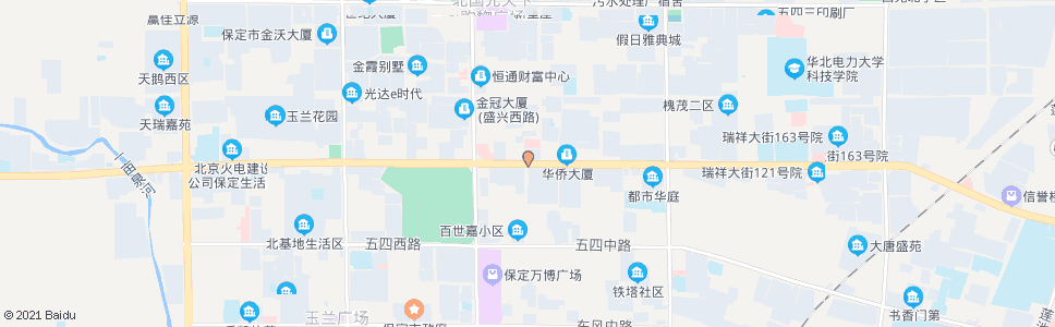 保定钻石街口_公交站地图_保定公交_妙搜公交查询2024