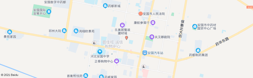 保定药市三街西口_公交站地图_保定公交_妙搜公交查询2025