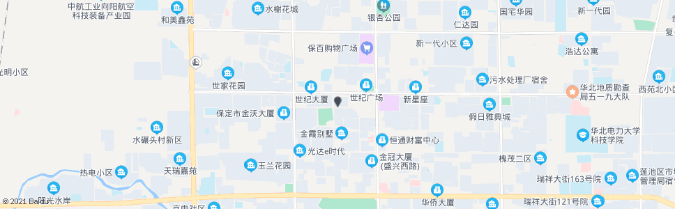 保定茗畅园_公交站地图_保定公交_妙搜公交查询2025