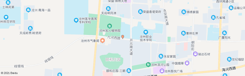 沧州高速交警支队_公交站地图_沧州公交_妙搜公交查询2024