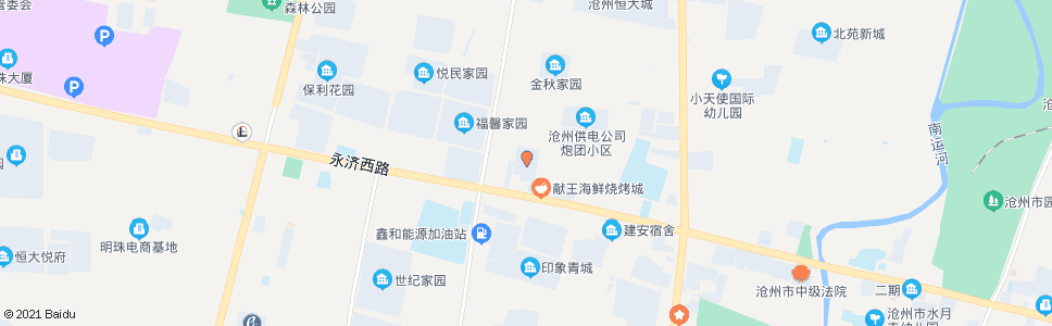 沧州隆华小区_公交站地图_沧州公交_妙搜公交查询2024