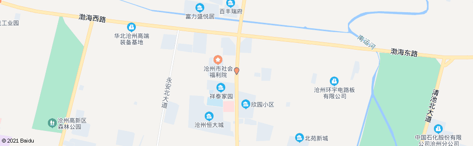 沧州消防特警中队_公交站地图_沧州公交_妙搜公交查询2025