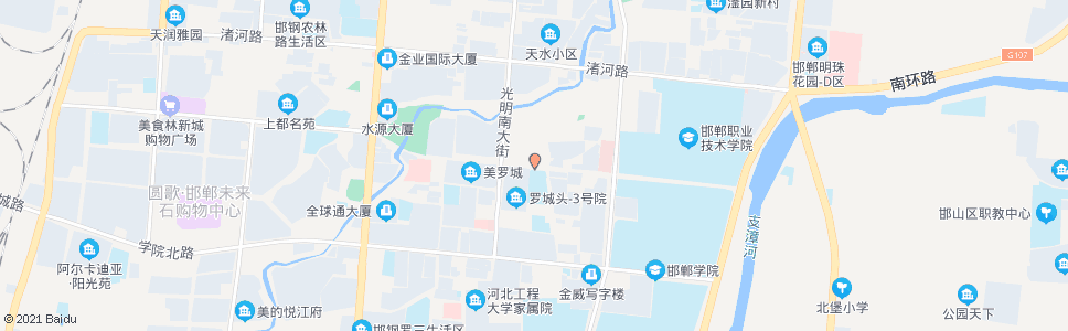 邯郸市十八中学_公交站地图_邯郸公交_妙搜公交查询2024